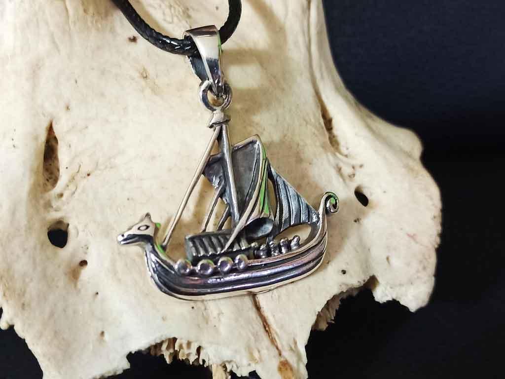 Silber 925 - Wikingerschiff